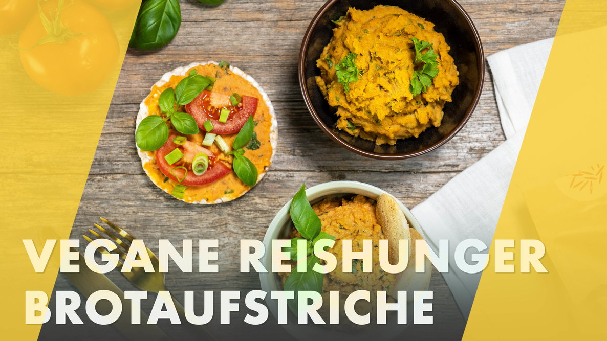 Vegane Brotaufstriche selber machen (Hummus & Linsen-Curry)